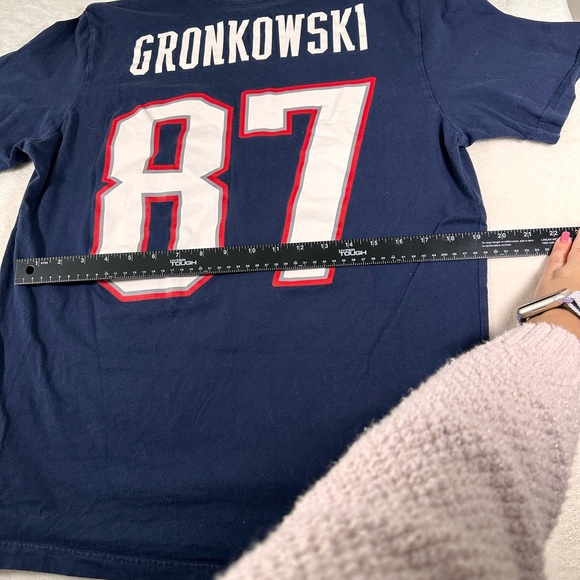Nike New England Patriots Rob Gronkowski #87 T Shirt XL Extra Large Gronk NFL - Picture 3 of 5